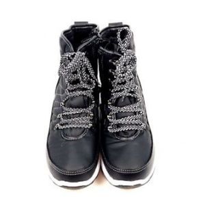 Weatherproof Women's Sneaker Ankle Boot Black Sz 8